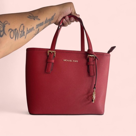 Michael Kors Crimson Tote Bag - Picture 1 of 1